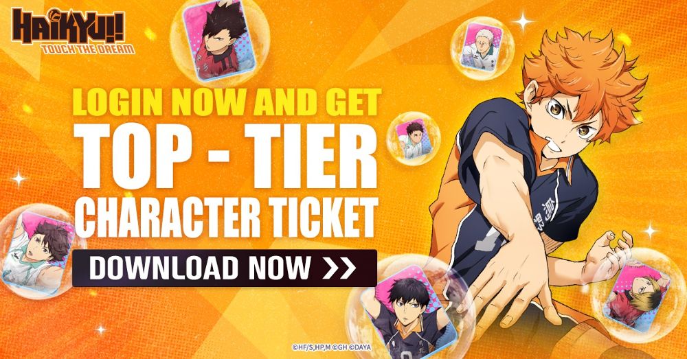 HAIKYU!! TOUCH THE DREAM เกมแนว Sport กีฬาวอลเลย์บอล จากอนิเมะชื่อดัง เปิดให้จัดกันได้ทั้งในระบบ iOS และ Android ฝั่งโซน SEA สโตร์ไทยกันแล้ว!